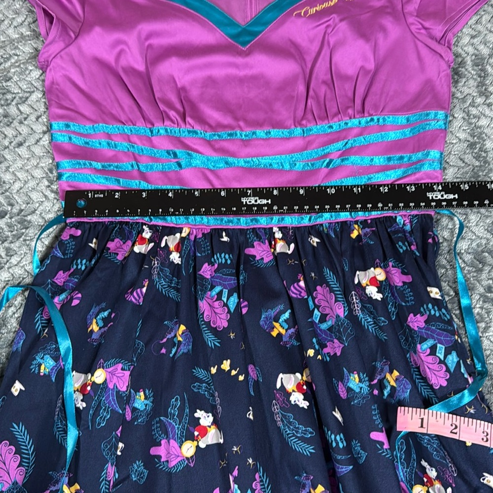 Purple and Blue Floral Dress - Picture 15 of 15